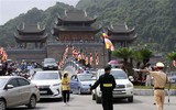 Công an Hà Nam đảm bảo an toàn giao thông tại Đại lễ Vesak 2019
